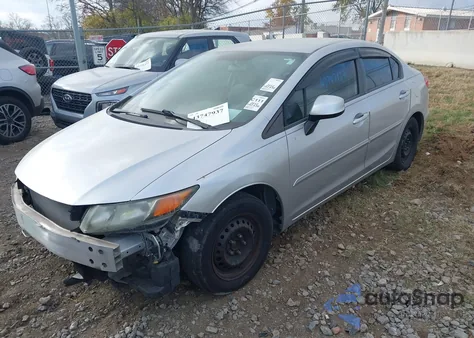 2012 Honda Civic Lx from USA, damaged, VIN 19XFB2E50CE053412